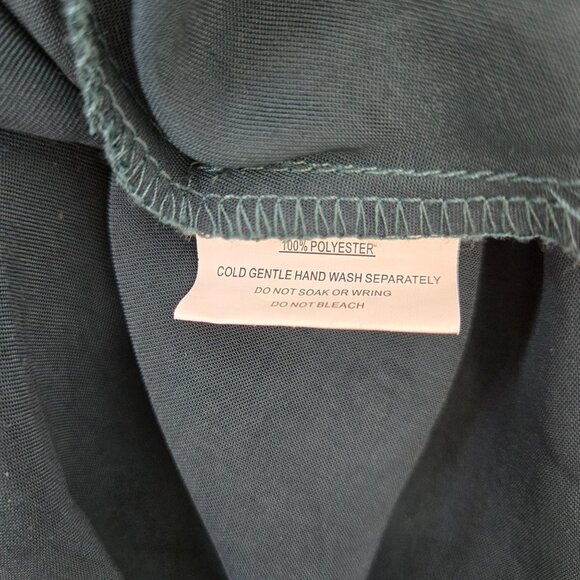 Saints + Secrets Satin Open Back Asymmetrical Hem Mini Dress Size Small - Picture 7 of 9